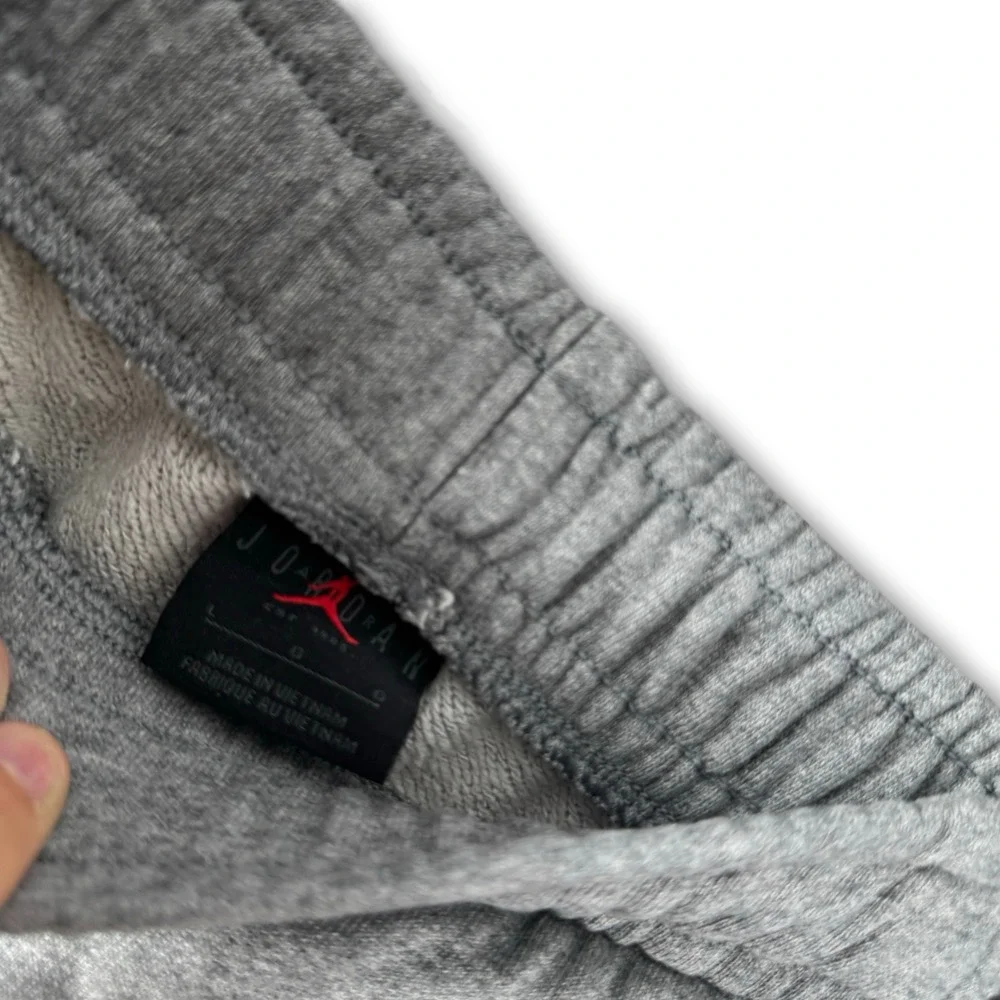 Jordan Nike Essential Fleece Pants Sweatpants Carbon Heather Sz L Large